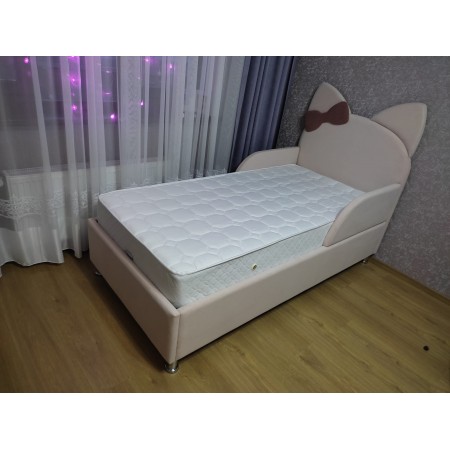Pat pentru copii cu lada de depozitare Kitty 